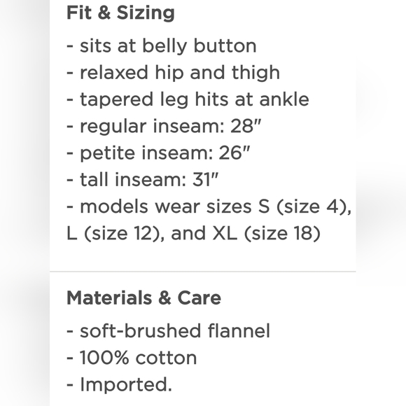 Old Navy Flannel Pjamma Joggers. BRAND NEW 💎 Very soft - Picture 4 of 5